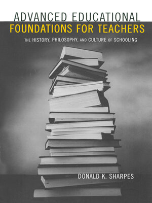 cover image of Advanced Educational Foundations for Teachers